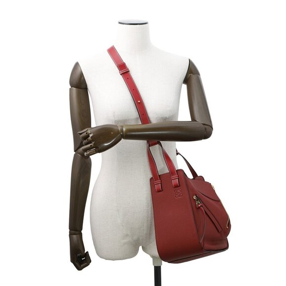 LOEWE hammock Size Small Leather Red 387.12KN60 - Picture 5 of 15